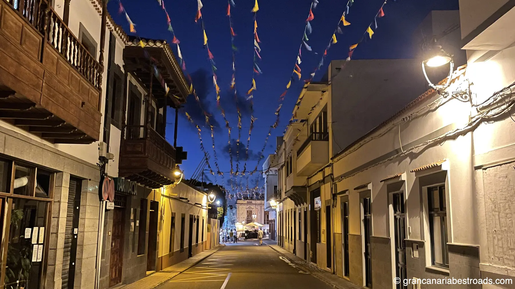 The city's characteristic narrow streets