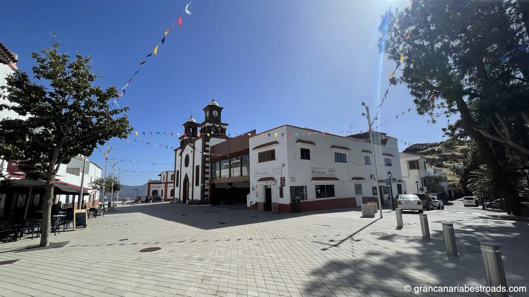 View of the church and the main square