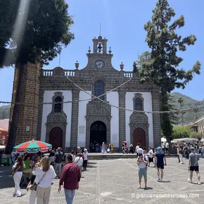 The main façade of the Basilica