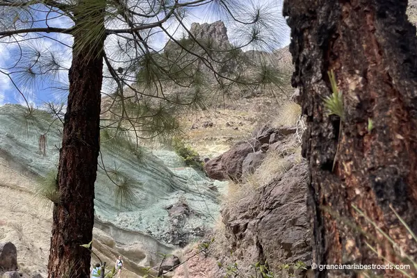 La increíble variedad de colores de estas rocas