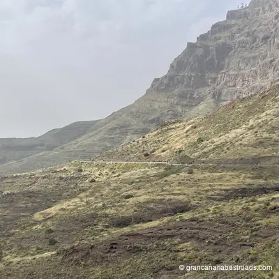 GC-200: A very long, flat but winding stretch before Mogan