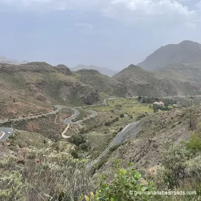 GC-60 Valley between Fataga and San Bartolomé de Tirajana